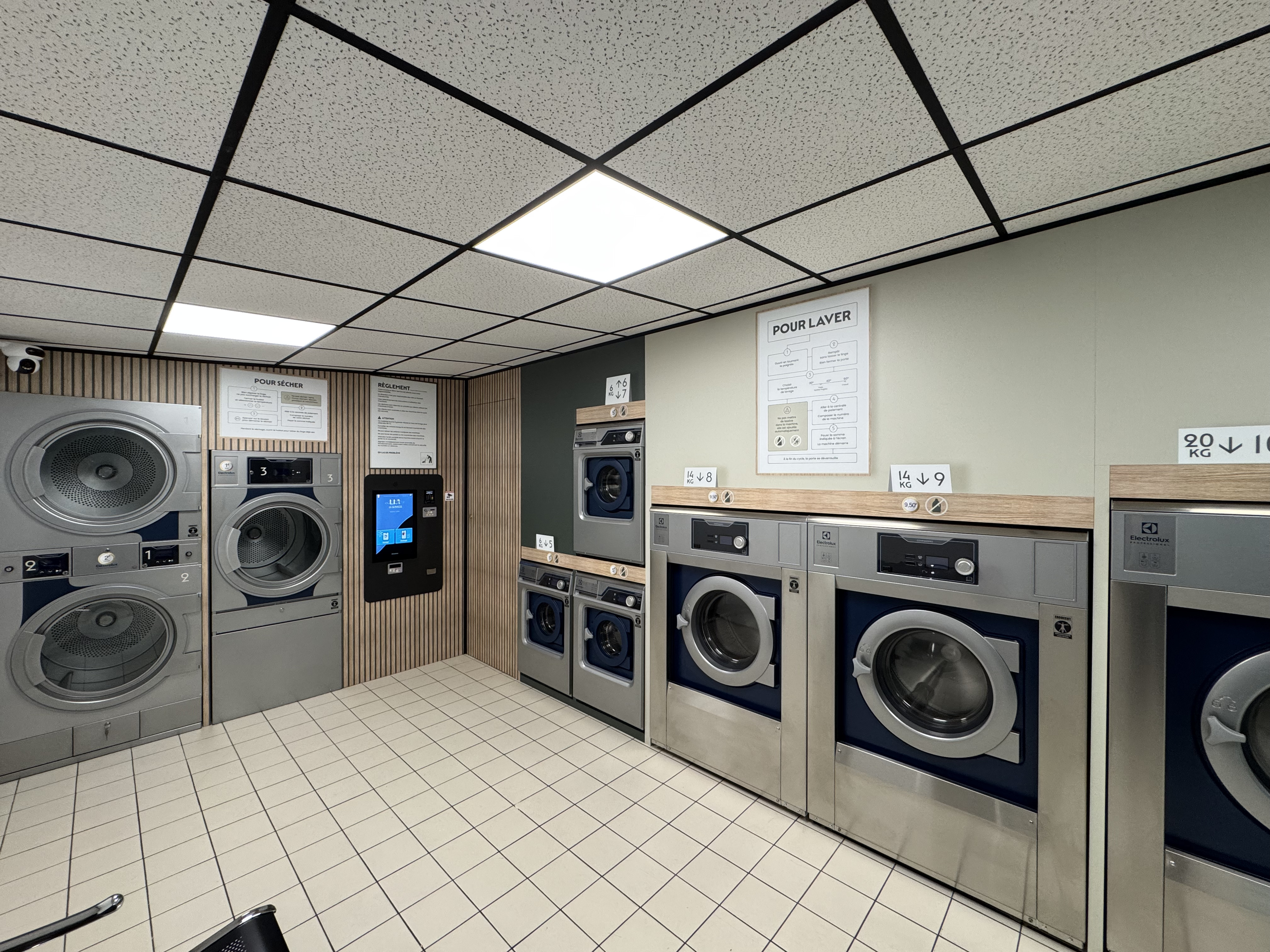 Laverie automatique Lens Route de Lille libre-service ouverte 7j/7
